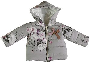 Bomber Roana - Floral Cinza
