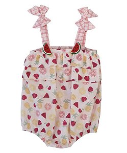 Pimpão Menina Melancia Roana Estampado Rosa