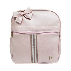 Mochila bebê maternidade estilosa super luxo baby fun rosa em