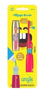 Escova Dental Infantil Magic Brush Angie Rosa - Macia 5A+