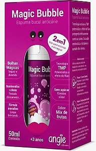 Espuma Bucal Infantil Magic Bubble Anticárie 2 Em 1