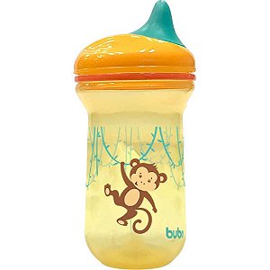 Copo Monkey Com Bico Em Silicone 350 Ml