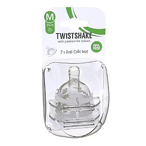 Bico de Mamadeira Twistshake Anti-Cólica Fase 2 (2+m)
