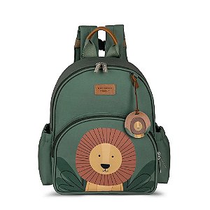 Mochila Kids Leão Verde Masterbag Baby