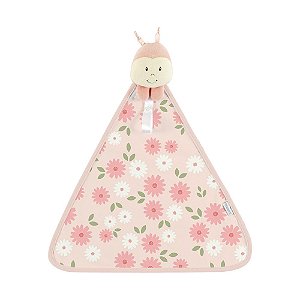 Naninha Estampada Com Porta Chupeta Florzinha Batistela Baby