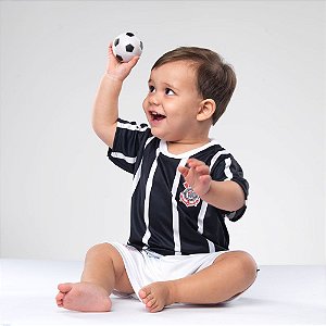 Conjunto Micro Dry Sublimado Corinthians Tam. 02 Torcida Baby