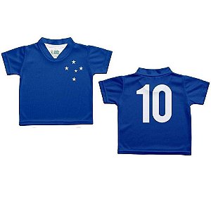 Camiseta Helanca Sublimado Cruzeiro Tam. M Torcida Baby