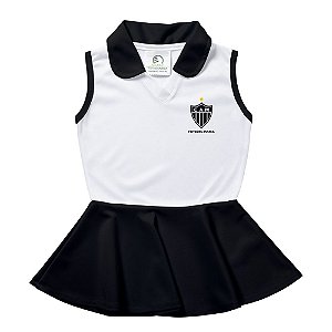 Vestido Polo Bebe Atlético Mineiro Tam. G Torcida Baby