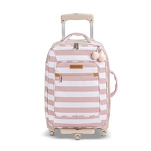 Mala Maternidade de Rodinha Brooklyn Rosa Masterbag Baby
