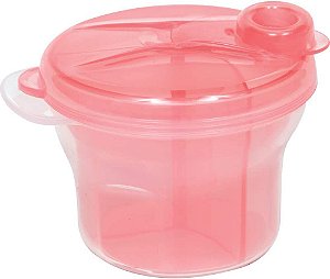 Pote Para Leite Em Pó Rosa Buba