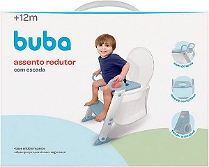 Assento Redutor Com Escada - Azul Baby Buba