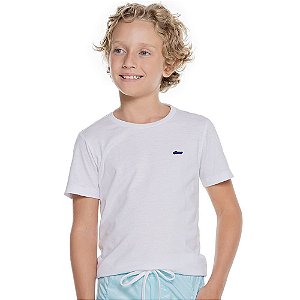 T-Shirt Branco De Malha Com Lettering Surfing Nas Costas Oliver