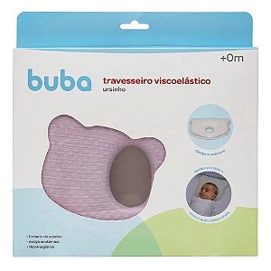 Travesseiro Urso Rosa Buba