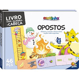 Livro Com Quebra-Cabeça- Opostos - Todolivro