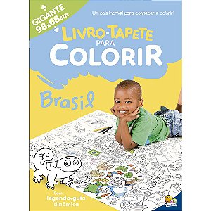 Livro Tapete para Colorir - Mais de 100 Desenhos Incríveis - Papel