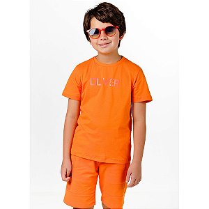 Camiseta Infantil Masc Colors Laranja- Oliver