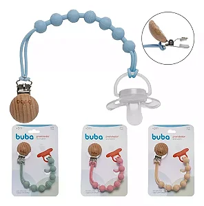 Prendedor de Chupeta em Silicone - Buba