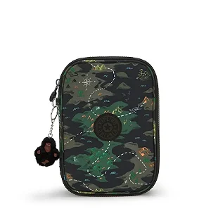 Estojo 100 Pens Estampado Camo Treasure - Kipling