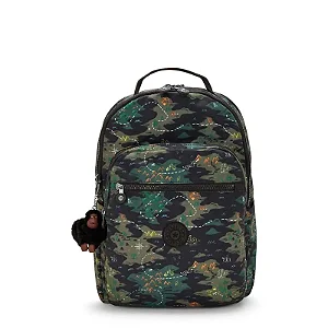 Mochila Kipling Seoul Lap Estampado - Kipling