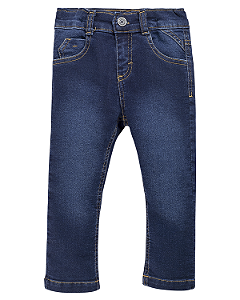 Calça Masc Jeans Escuro c/ Stresch  01- Anjos Baby