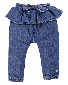 Calça Jeans Feminina P - Anjos Baby