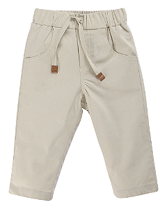 Calça Masc em Sarja Azul Marinho P - Anjos Baby