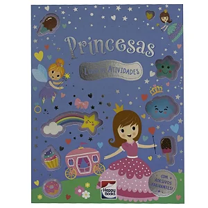 Meu Livro de Adesivos Brilhantes: Princesas - Happy Books