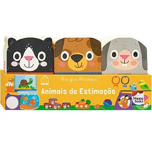 Livro Amigos Animais: Animais de Estimação - Happy Books