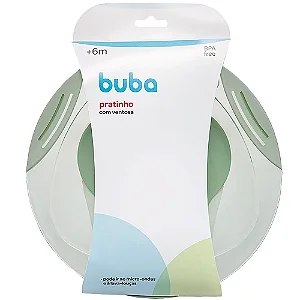 Pratinho com Ventosa Verde - Buba