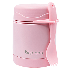 Pote Térmico com Talher 300ml Rosa - Bup One