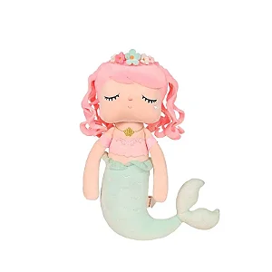 Boneca Ângela Sereia Perola 33cm - Metoo