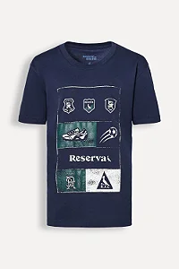 Camiseta Mini Estampa RVS Futebol Club Azul Escuro - Reserva Mini