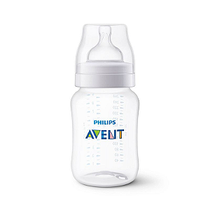 Mamadeira Anticólica Transparente 260ml Philips Avent