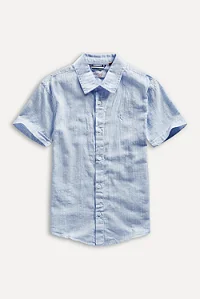 Camisa Mini Flamê Leve Azul - Reserva Mini