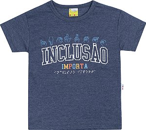 Camiseta Masc Infantil Inclusão - Jaca Lelé