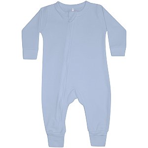 Macacão Masc Liso C/ Ziper Sonho Azul - Doctor Baby