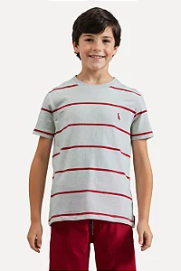 Camiseta Mini Listra Sol Vermelho- Reserva Mini