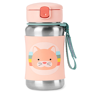 Garrafa de Aço Inox Zoo Gatinha-  Skip Hop