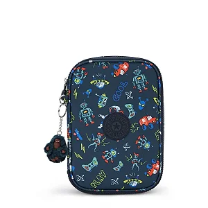 Estojo Kipling 100 Pens Azul Space Game - Kipling