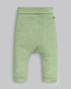 Calça Unissex Canelado Cos Anatômico Verde - Anjos Baby