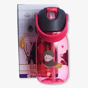 Garrafa Flip Infantil Harry Potter Cute 400ML