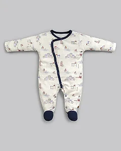 Macacão Masc Longo Off White Farol RN - Anjos Baby