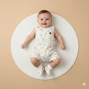 Banho de Sol Masc Simple Wild Creme Safari - Grow Up