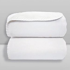 Manta Velvet Moon Frame Branca - Laço Bebê