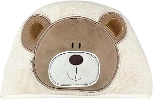 Toalha de Banho c/ Capuz Power Sec Urso Bru- Laço Bebê
