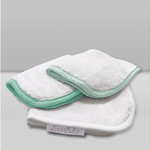 Kit Paninho de Boca Laço Bebê Babitas Azul Piscina - Laço Bebê