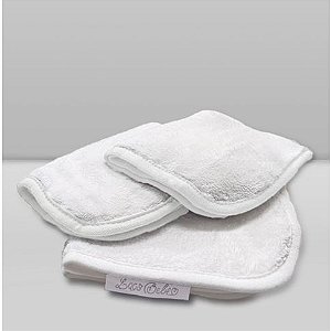 Kit Paninho de Boca Laço Bebê Babitas Branco - Laço Bebê