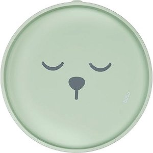 Pratinho em Silicone com Ventosa Gumy Verde - Buba
