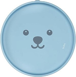 Pratinho em Silicone com Ventosa Gumy Azul - Buba