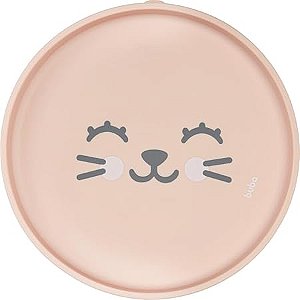 Pratinho em Silicone com Ventosa Gumy Pêssego - Buba